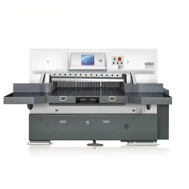 High-Efficiency Cutting Paper Knife Programmable Cutter M Machine Hydraulic Fully Automatic
High-Efficiency Cutting Paper Knife Programmable Cutter M Machine Hydraulic Fully Automatic