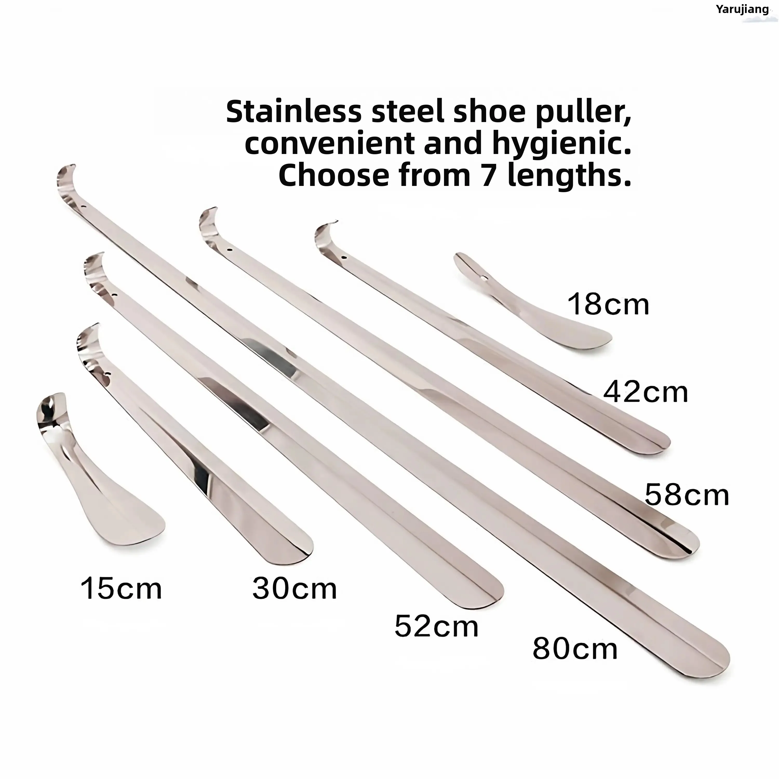 Extended Stainless Steel Shoe Horn Convenient for Wearing Shoes Durable Attractive Silver Color Long-lasting Comfortable to Use
Extended Stainless Steel Shoe Horn Convenient for Wearing Shoes Durable Attractive Silver Color Long-lasting Comfortable to Use