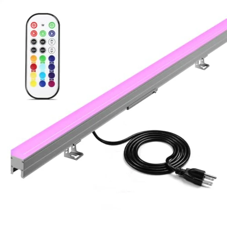 Уличный RGB-светильник-балка для подсветки стен, 39 дюймов, водонепроницаемый, с изменением цвета, для коммерческих рекламных щитов
Уличный RGB-светильник-балка для подсветки стен, 39 дюймов, водонепроницаемый, с изменением цвета, для коммерческих рекламных щитов
