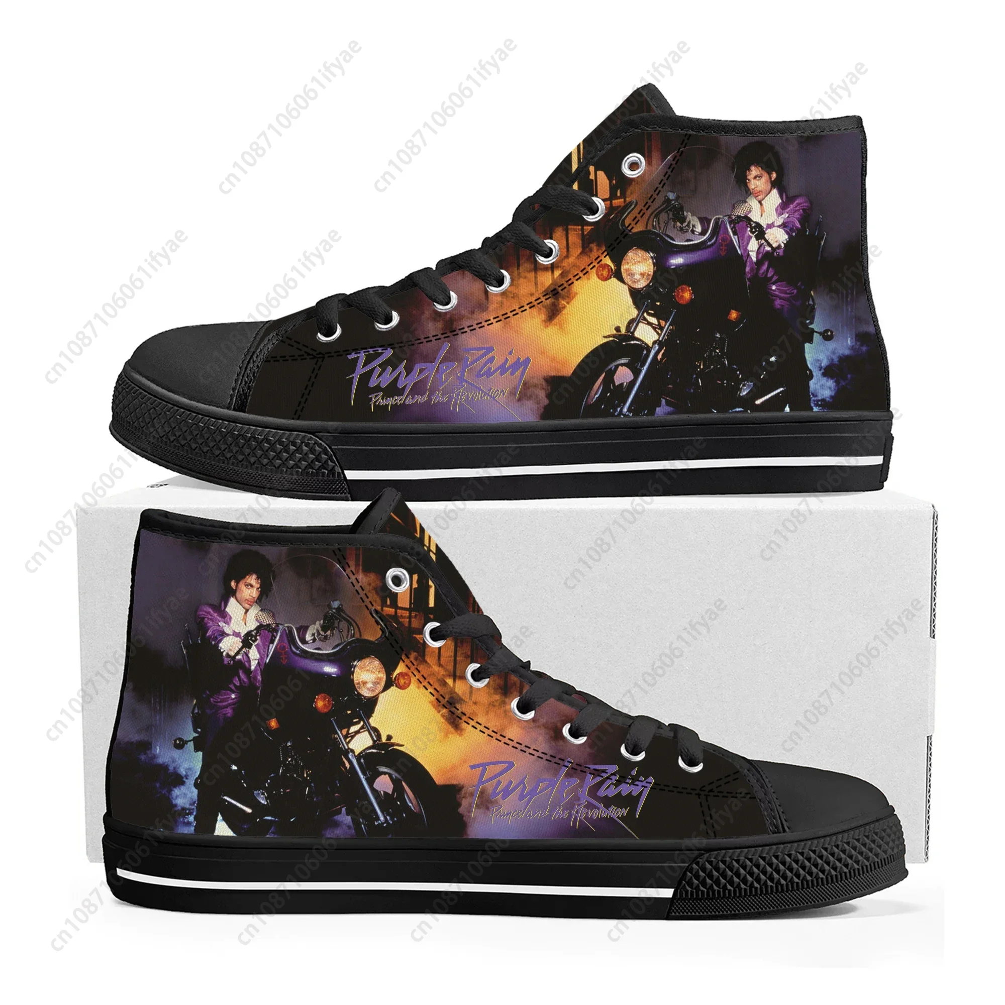 Prince Rogers Nelson Singer High Top High Quality Sneakers Mens Womens Teenager Canvas Sneaker Casual Couple Shoes Custom Shoes
Prince Rogers Nelson Singer High Top High Quality Sneakers Mens Womens Teenager Canvas Sneaker Casual Couple Shoes Custom Shoes