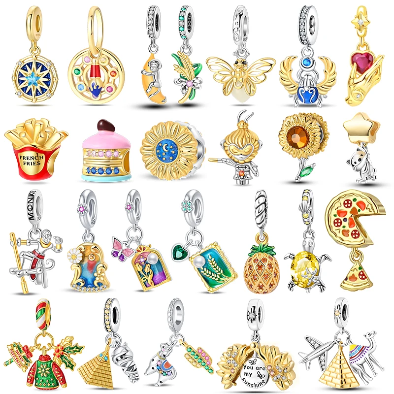 925 Sterling Silver Golden Charm Crown Family Tree Safety Chain Hollow Beads Fit Original Bracelets Women Jewelry DIY
925 Sterling Silver Golden Charm Crown Family Tree Safety Chain Hollow Beads Fit Original Bracelets Women Jewelry DIY