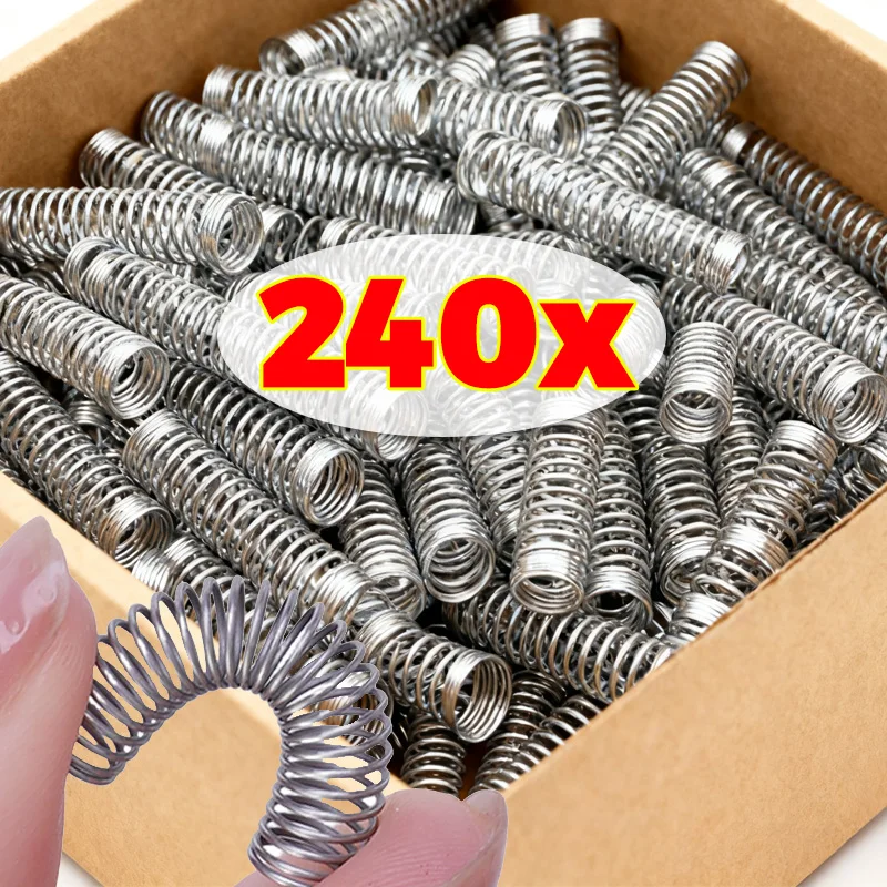 240 шт., пружина сжатия из нержавеющей стали, стальная проволока, пружинный комплект, коробка, механический ремонт, аксессуары для рукоделия
240 шт., пружина сжатия из нержавеющей стали, стальная проволока, пружинный комплект, коробка, механический ремонт, аксессуары для рукоделия