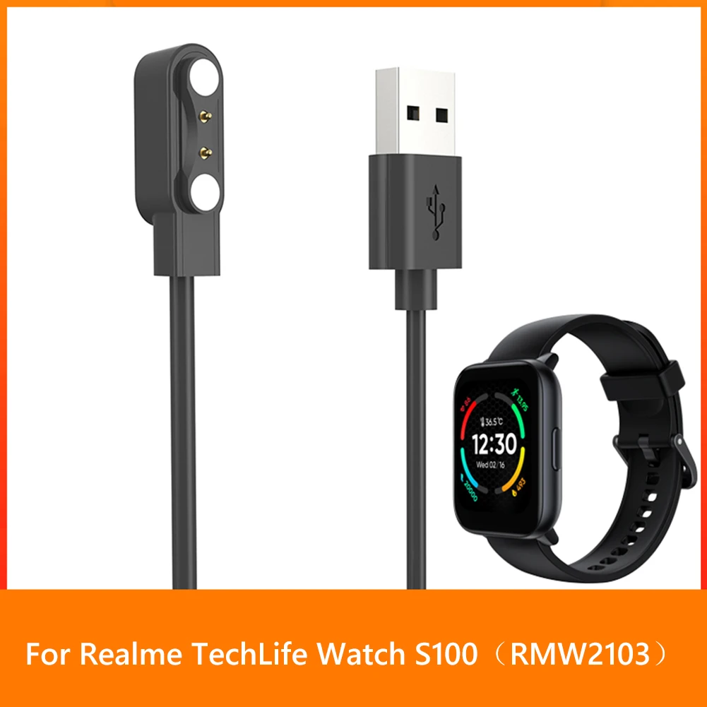 1m USB Charging Cable Fast Charing 5V 1A Charger Adapter Cradle Safe for Realme TechLife Watch S100
1m USB Charging Cable Fast Charing 5V 1A Charger Adapter Cradle Safe for Realme TechLife Watch S100