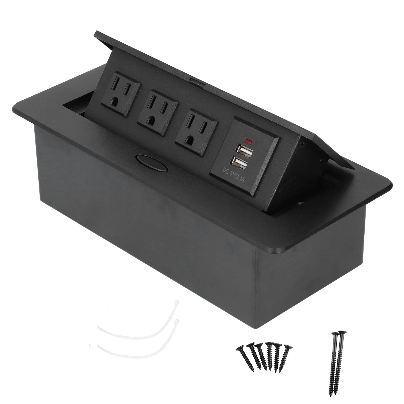Power Socket Slow Opening Waterproof Modern Recessed Power Strip Desk Outlet with USB Charging Ports for Home Office
Power Socket Slow Opening Waterproof Modern Recessed Power Strip Desk Outlet with USB Charging Ports for Home Office