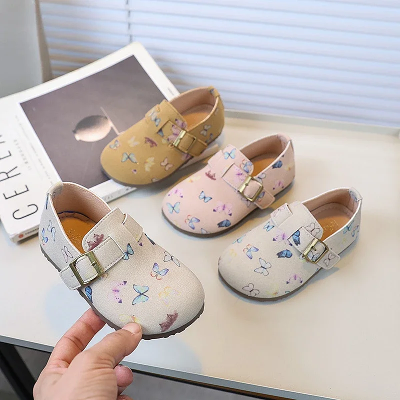 Kids Leather Shoe Fashion Butterfly Pattern Party Shoes for Baby Girl Cute Versatile Children Causal Princess Wedding Flat Shoes
Kids Leather Shoe Fashion Butterfly Pattern Party Shoes for Baby Girl Cute Versatile Children Causal Princess Wedding Flat Shoes