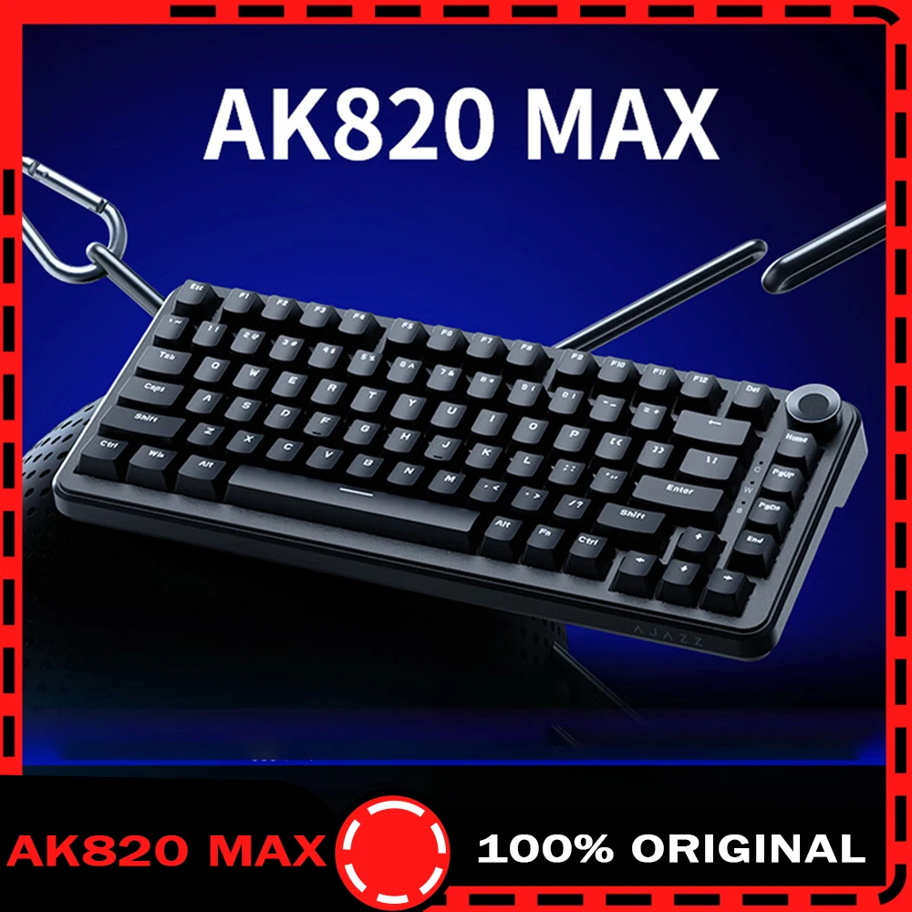 AJAZZ AK820 Max Ultra HE Магнитный переключатель с эффектом Холла Беспроводная игровая клавиатура E-Sport 8K Скорость заката 2.4G BT Connection DKS RGB
AJAZZ AK820 Max Ultra HE Магнитный переключатель с эффектом Холла Беспроводная игровая клавиатура E-Sport 8K Скорость заката 2.4G BT Connection DKS RGB