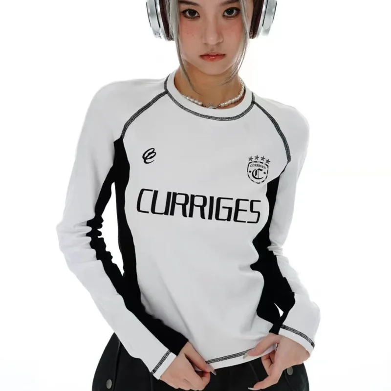 Niche New Long Sleeve T-shirt American Retro Spicy Girls Bottom Tshirts Sports Slim Pullover Tops Zipper Cardigan Streetwear
Niche New Long Sleeve T-shirt American Retro Spicy Girls Bottom Tshirts Sports Slim Pullover Tops Zipper Cardigan Streetwear
