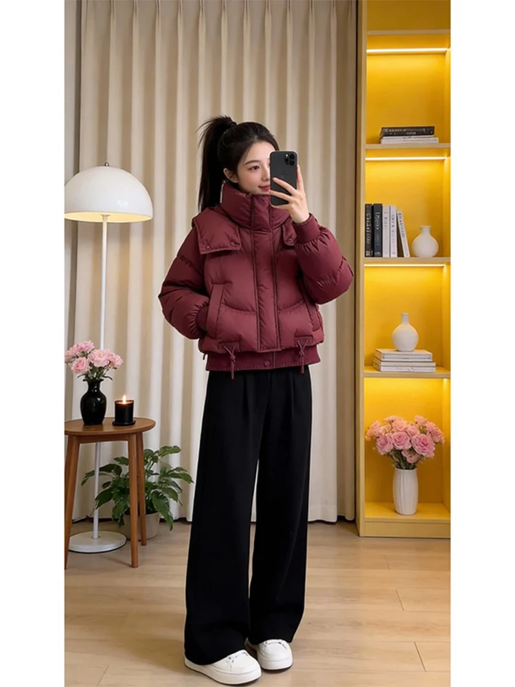 Faionable Hooded Thiened Cotton Jaet Women's Winter New Unique Matchable Warm Casual Cotton Clothes Korean Sle Loose Fit
Faionable Hooded Thiened Cotton Jaet Women's Winter New Unique Matchable Warm Casual Cotton Clothes Korean Sle Loose Fit