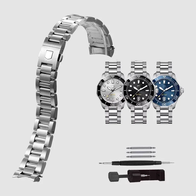 Solid Stainless Steel Watch Strap Bracelet Watchband For Tag Heuer Calera Series Watch Accessories Band Steel Silver 22mm
Solid Stainless Steel Watch Strap Bracelet Watchband For Tag Heuer Calera Series Watch Accessories Band Steel Silver 22mm