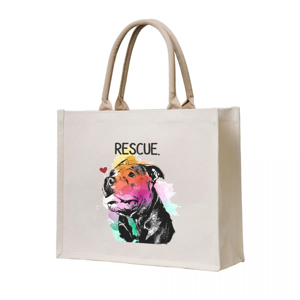 Rescue Pitbull Dog Watercolor Tote Bag Women's shopping bag large size bags personalized tote bag Women's bags
Rescue Pitbull Dog Watercolor Tote Bag Women's shopping bag large size bags personalized tote bag Women's bags