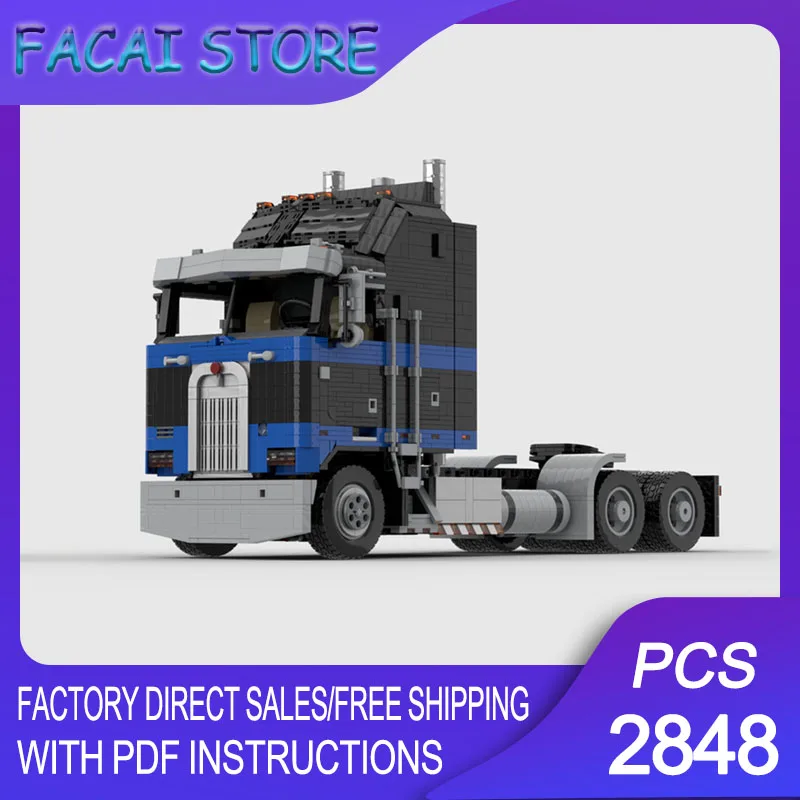 Engineering Vehicle Moc Building Bricks Modular K100 6X4 Semi Truck Tractor Technology Block Christmas DIY Toy Construction Gift
Engineering Vehicle Moc Building Bricks Modular K100 6X4 Semi Truck Tractor Technology Block Christmas DIY Toy Construction Gift
