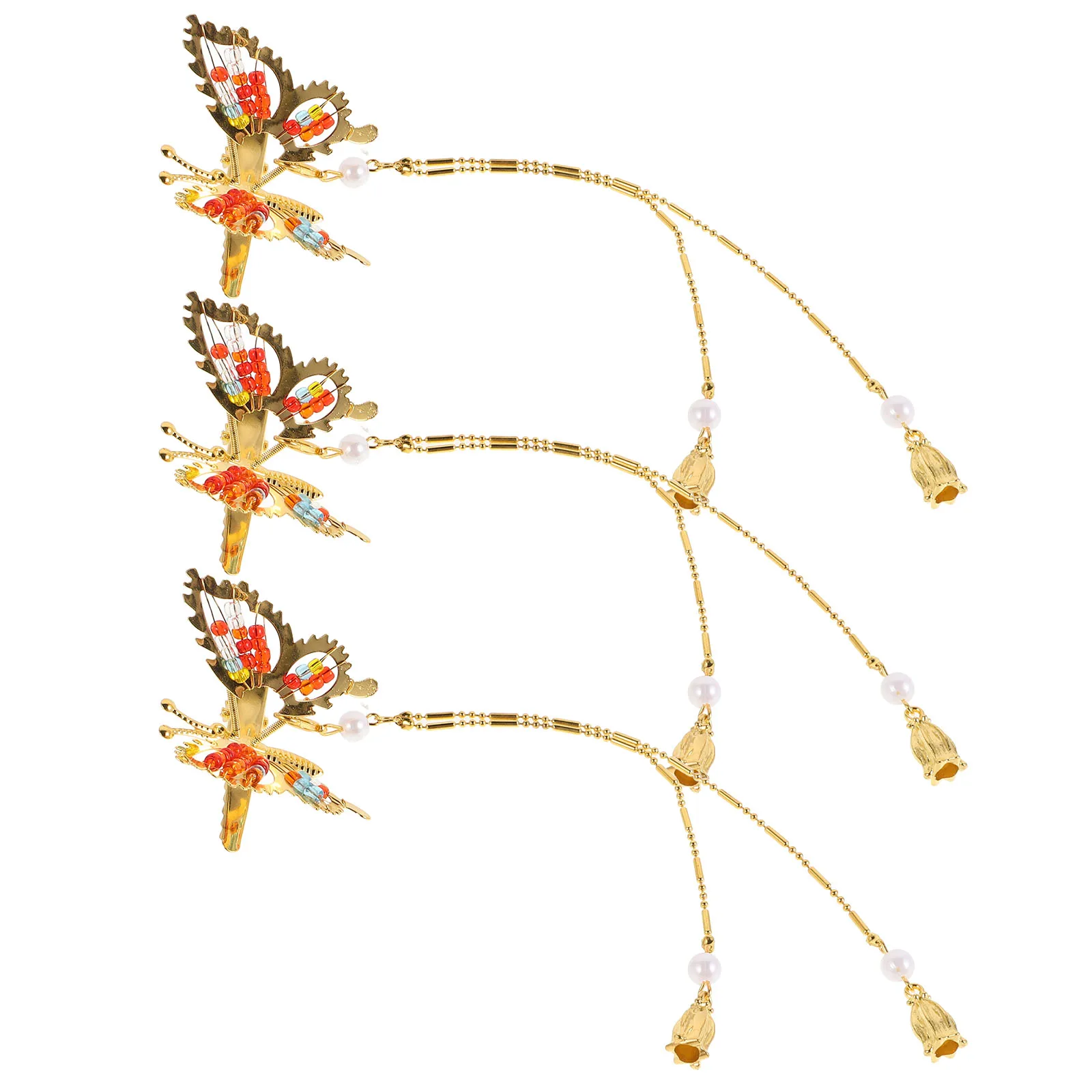 3 Pcs Metal Hairpin Butterfly Barrettes Accessories Clip Clips for Women Wedding Flower Tassels Clamp with
3 Pcs Metal Hairpin Butterfly Barrettes Accessories Clip Clips for Women Wedding Flower Tassels Clamp with