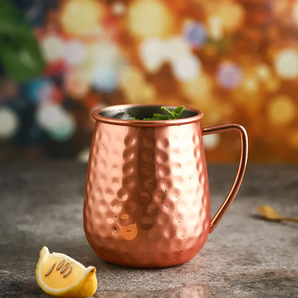 Stainless Steel Hammer Texture Mug Cup Cocktail Glass for Beer Drinks Office Home Bar Use Insulated Non-Slip Flat Base
Stainless Steel Hammer Texture Mug Cup Cocktail Glass for Beer Drinks Office Home Bar Use Insulated Non-Slip Flat Base