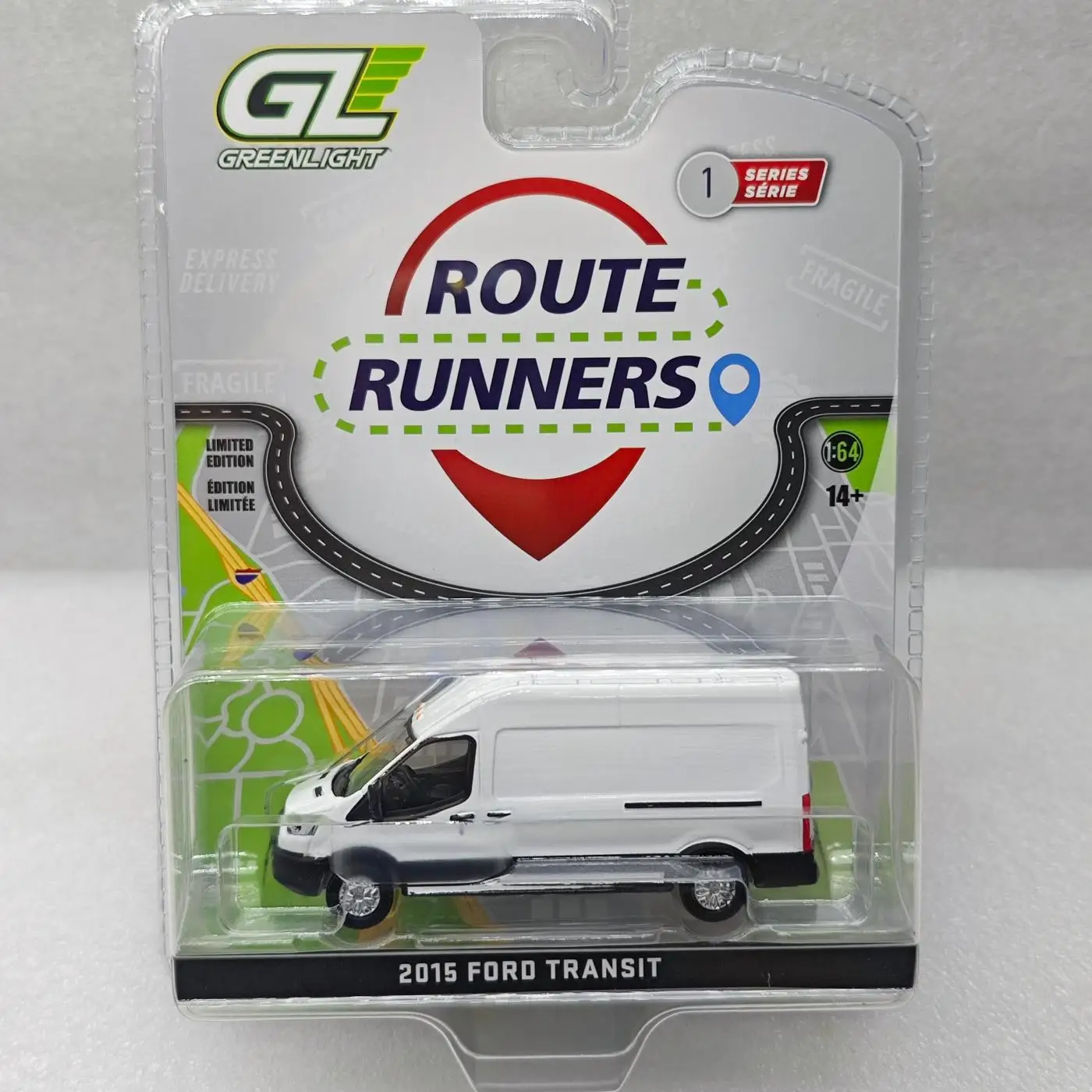 GreenLight 1:64 2015 Ford Transit Alloy Model Car Toys For Children Gift Collection
GreenLight 1:64 2015 Ford Transit Alloy Model Car Toys For Children Gift Collection