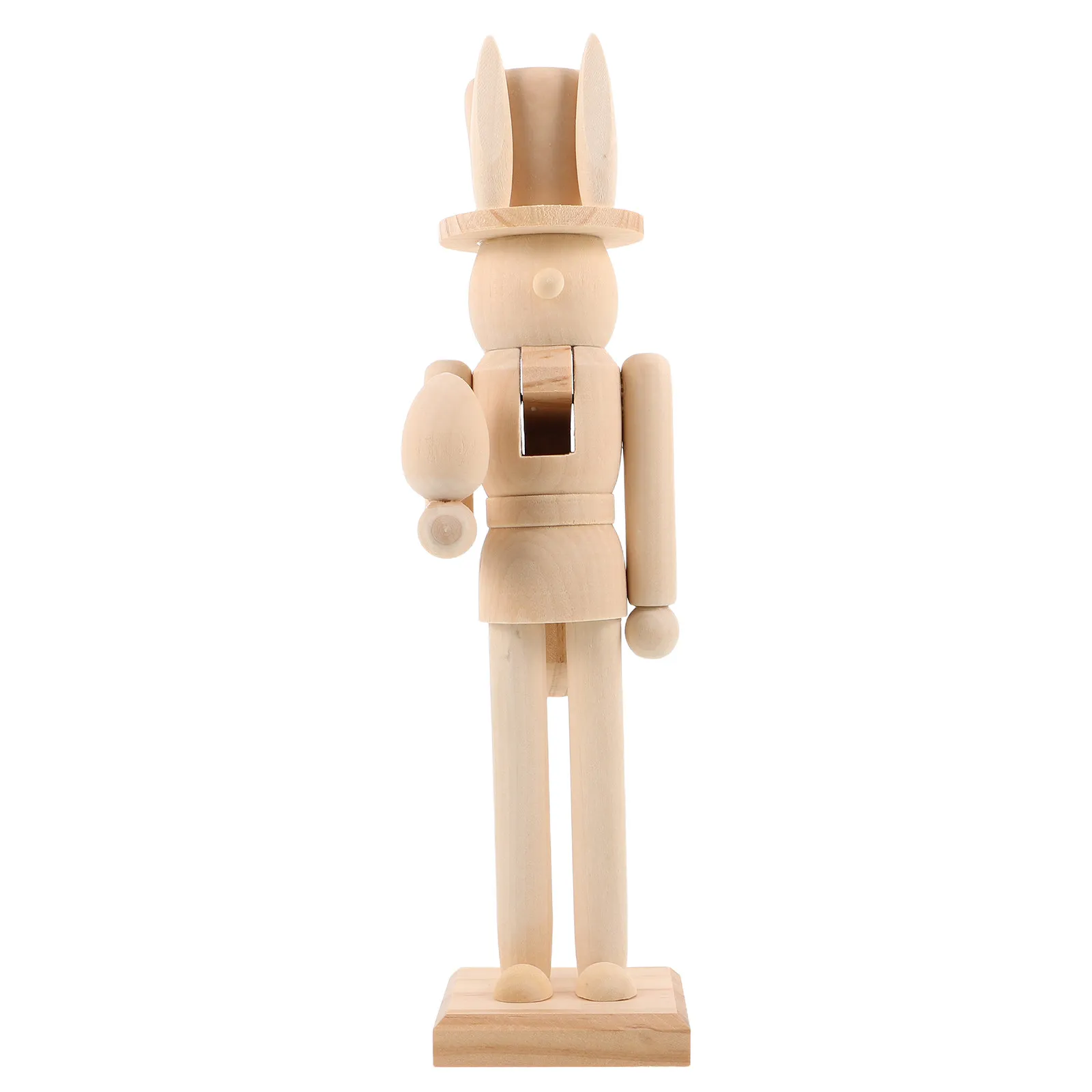 Easter Bunny Nutcracker Soldier Wooden Ornament Handmade Traditional Decor 12.20x2.95x2.95in Solid Base Tabletop Display
Easter Bunny Nutcracker Soldier Wooden Ornament Handmade Traditional Decor 12.20x2.95x2.95in Solid Base Tabletop Display