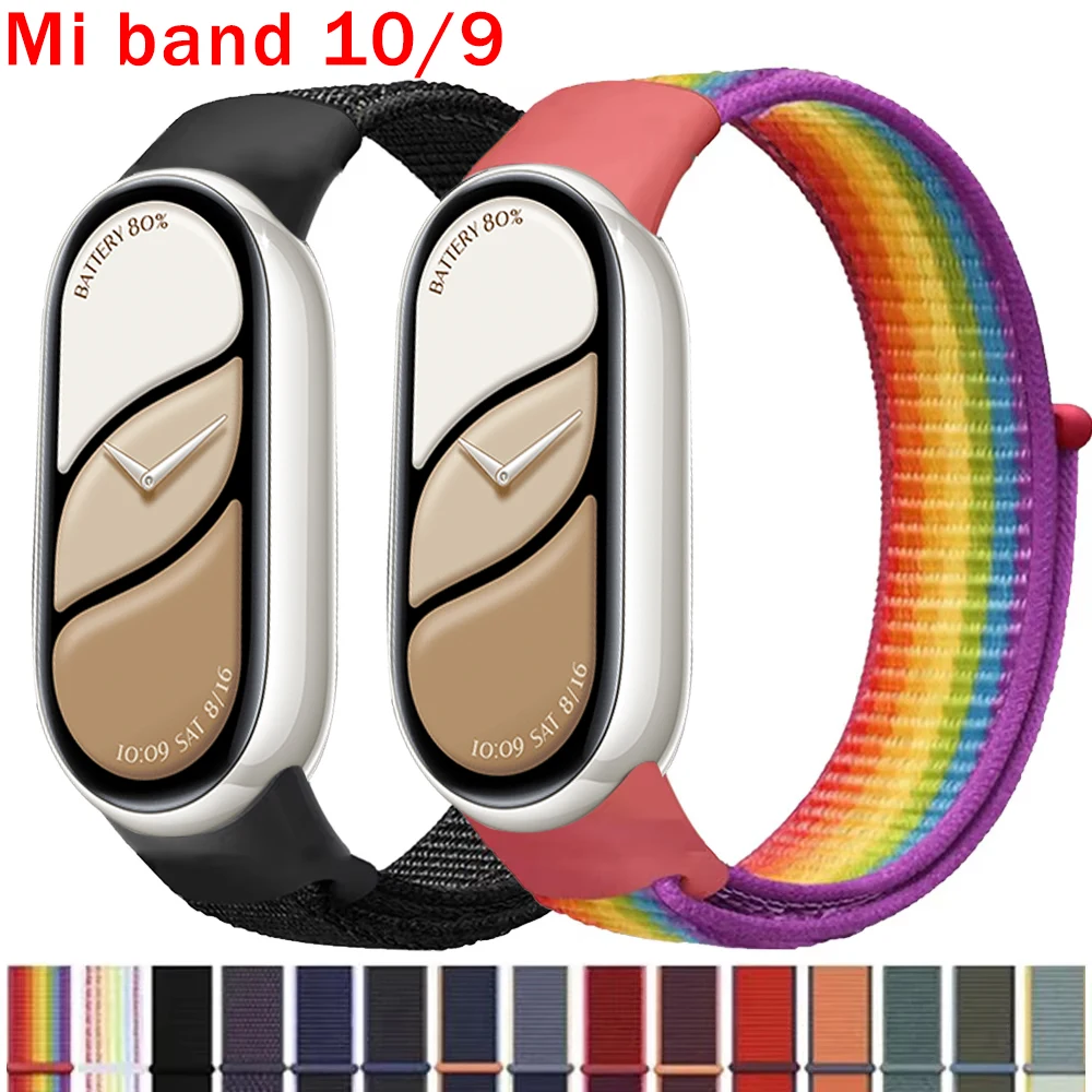 Strap For xiaomi Mi Band 9 10 bracelet accessories Nylon Sport Loop Replacement Smartwatch belt pulseira correa miband10 strap
Strap For xiaomi Mi Band 9 10 bracelet accessories Nylon Sport Loop Replacement Smartwatch belt pulseira correa miband10 strap
