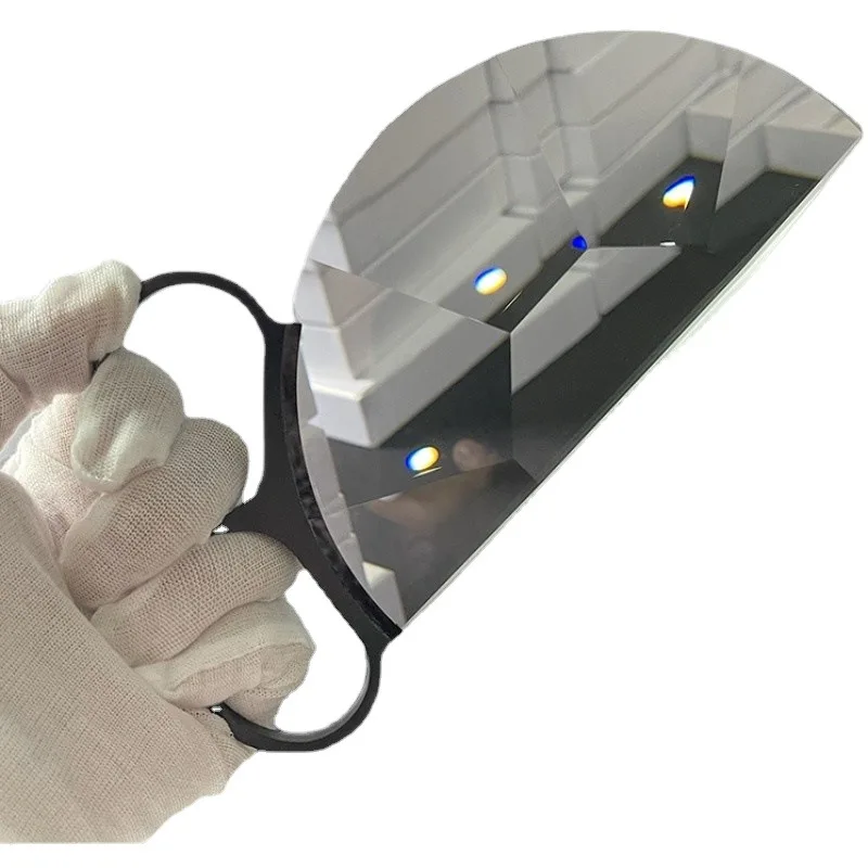 Prism Glasses 150mm Handheld Kaleidoscope Prism Semicircular Glass Prism Lens Fx can Change The Number of Subjects
Prism Glasses 150mm Handheld Kaleidoscope Prism Semicircular Glass Prism Lens Fx can Change The Number of Subjects