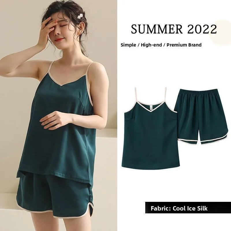 2024 New Sexy V-Neck Strap Sleepwear Women's High-End Color Home Clothes Vest Sleeveless Set Pure Color Home Leisure
2024 New Sexy V-Neck Strap Sleepwear Women's High-End Color Home Clothes Vest Sleeveless Set Pure Color Home Leisure
