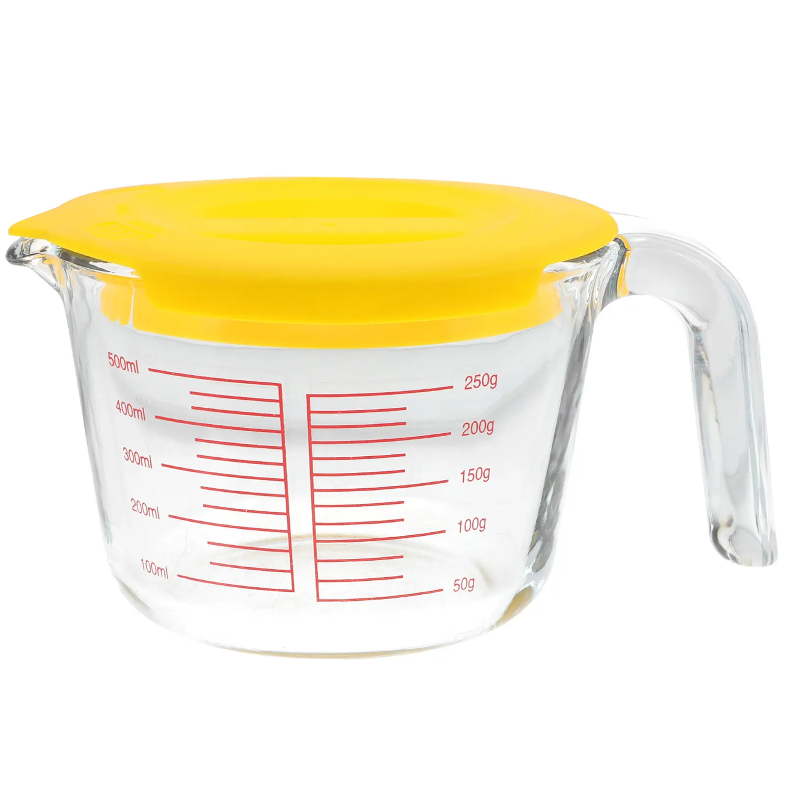 500Ml High-Grade Heat-Resistant Glass Measuring Cup with Lid and Clear Scale for Coffee Milk Water Beverages Baking Kitchen Bar
500Ml High-Grade Heat-Resistant Glass Measuring Cup with Lid and Clear Scale for Coffee Milk Water Beverages Baking Kitchen Bar