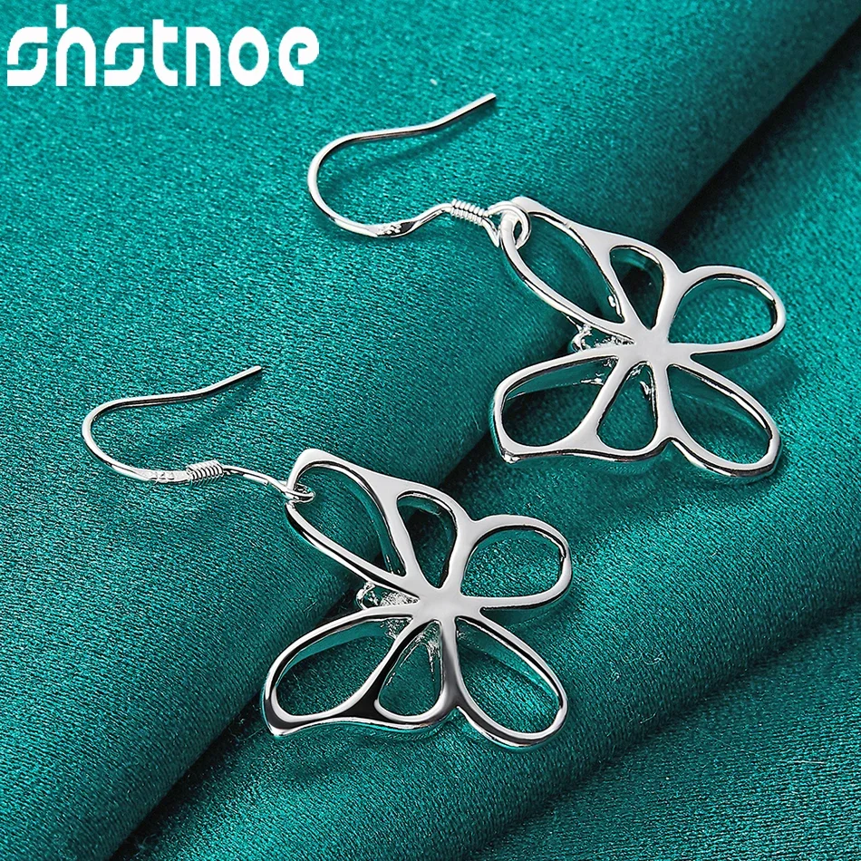 SHSTONE 925 Sterling Silver Butterfly Earrings For Women Drop Earrings Party Wedding Birthday Christmas Gift Fashion Jewelry
SHSTONE 925 Sterling Silver Butterfly Earrings For Women Drop Earrings Party Wedding Birthday Christmas Gift Fashion Jewelry