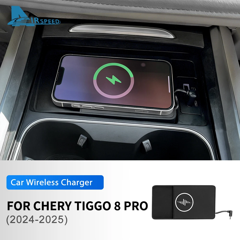 Для Chery Tiggo 8 Pro 2024 2025: Беспроводное зарядное устройство для телефона 15 Вт, автомобильный держатель с зарядкой, коврик из ПВХ, LHD
Для Chery Tiggo 8 Pro 2024 2025: Беспроводное зарядное устройство для телефона 15 Вт, автомобильный держатель с зарядкой, коврик из ПВХ, LHD