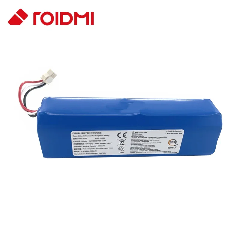 Оригинальный литий-ионный аккумулятор для Roidmi EVA EVE Plus SDJ01RM SDJ06RM, аксессуары для аккумулятора, зарядный аккумулятор
Оригинальный литий-ионный аккумулятор для Roidmi EVA EVE Plus SDJ01RM SDJ06RM, аксессуары для аккумулятора, зарядный аккумулятор