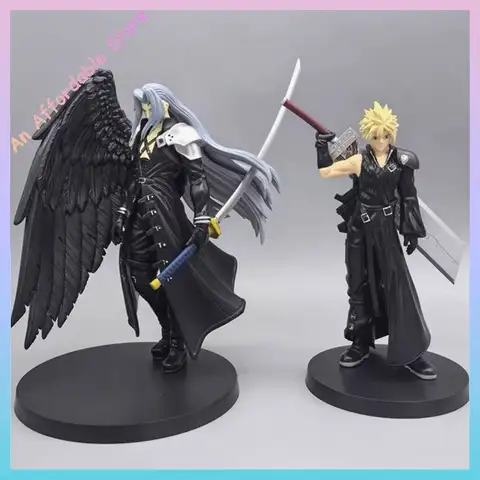 Final Fantasy 7 Sephiroth Cloud Strife Action Figure Modello Desktop Ornamenti periferici Giocattoli per bambini Regalo di compleanno