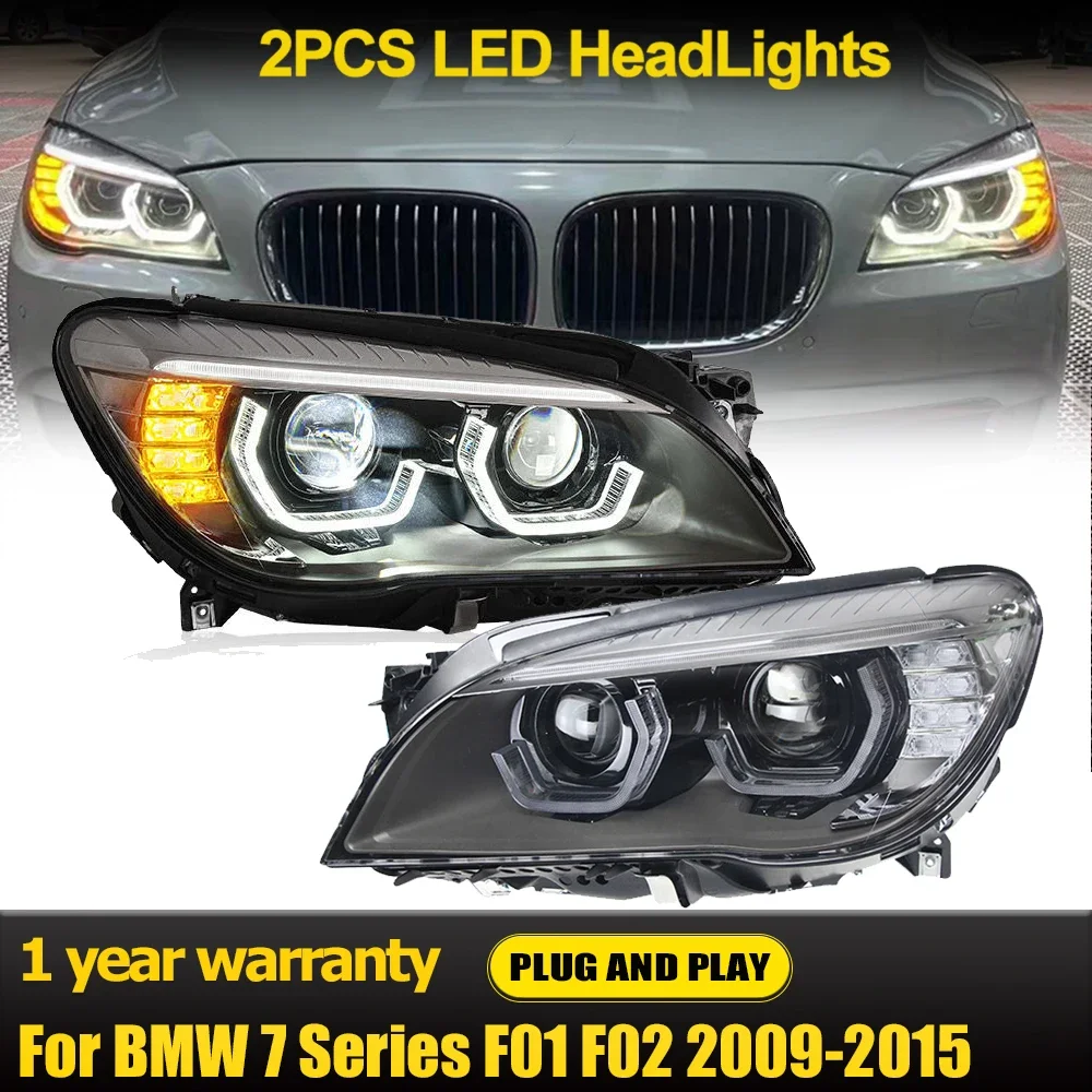 For BMW F01 F02 740i 730i 735i Headlights 2009-2014 Styling LED Daytime Lights Angel Eye Dual Projector Car Accesorios Modified
For BMW F01 F02 740i 730i 735i Headlights 2009-2014 Styling LED Daytime Lights Angel Eye Dual Projector Car Accesorios Modified