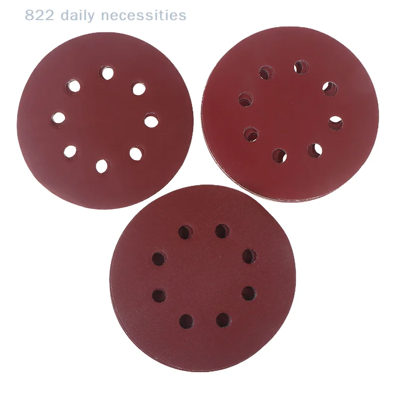 10Pcs 5-Inch 8-Hole Alumina Sanding Pad Sanding Sheets Polishing Sand Paper Discs Abrasive Tool for Metal And Woodworking
10Pcs 5-Inch 8-Hole Alumina Sanding Pad Sanding Sheets Polishing Sand Paper Discs Abrasive Tool for Metal And Woodworking