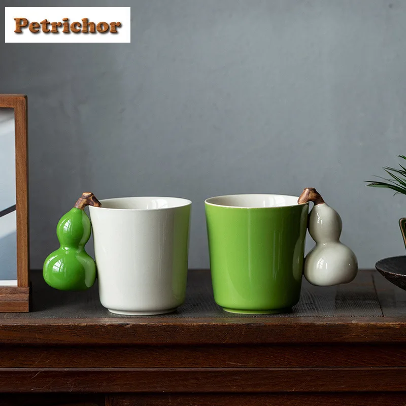 300ML Handmade Gourd Coffee Mug Traditional Latte Cereal Mug Afternoon Tea Mug Coffee Milk Pot Master Office Water Cup Teaset
300ML Handmade Gourd Coffee Mug Traditional Latte Cereal Mug Afternoon Tea Mug Coffee Milk Pot Master Office Water Cup Teaset