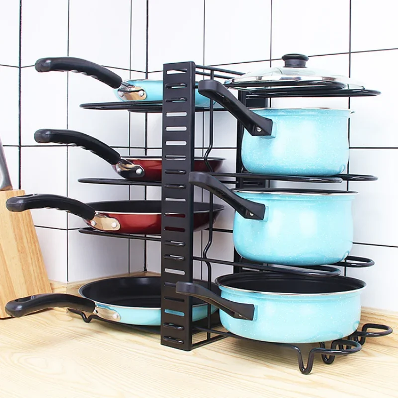 Kitchen Storage Rack Folding Pan Cover Multi-Functional Metal Pot Rack Multi-Layer Pan Storage Rack Bold
Kitchen Storage Rack Folding Pan Cover Multi-Functional Metal Pot Rack Multi-Layer Pan Storage Rack Bold