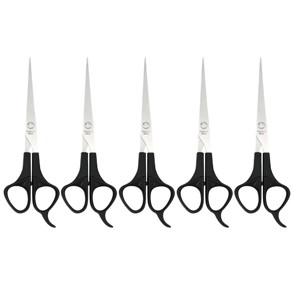 5Pcs Professional Hair Scissors Stainless Steel PP Material Durable Safe Lightweight for Salon Home Use Black Hair Scissors
5Pcs Professional Hair Scissors Stainless Steel PP Material Durable Safe Lightweight for Salon Home Use Black Hair Scissors