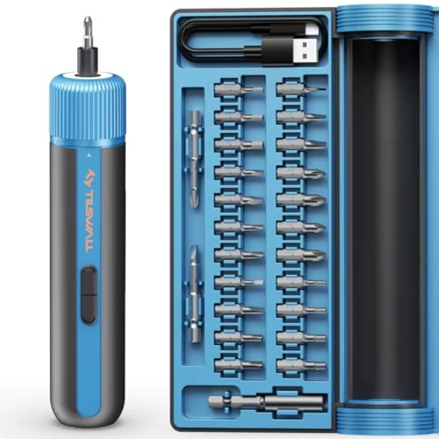 4V Electric Screwdriver Cordless 10N.m High Torque/260 RPM Cordless Screwdriver with 4-Level Control 2200mAh USB-C Fast Chargin
4V Electric Screwdriver Cordless 10N.m High Torque/260 RPM Cordless Screwdriver with 4-Level Control 2200mAh USB-C Fast Chargin