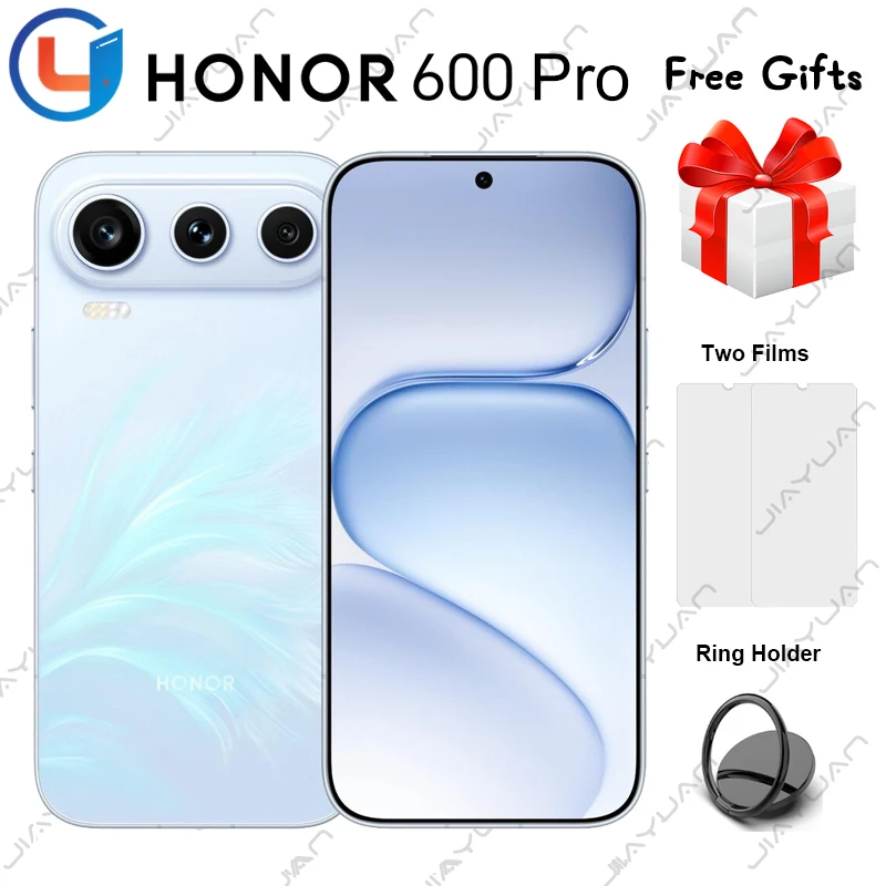 2026 Original HONOR 600 Pro 5G Smartphone 6.57" 120Hz Display Dimensity 8550 Elite Camera 200MP Battery 8000mAh Mobile Phone
2026 Original HONOR 600 Pro 5G Smartphone 6.57" 120Hz Display Dimensity 8550 Elite Camera 200MP Battery 8000mAh Mobile Phone