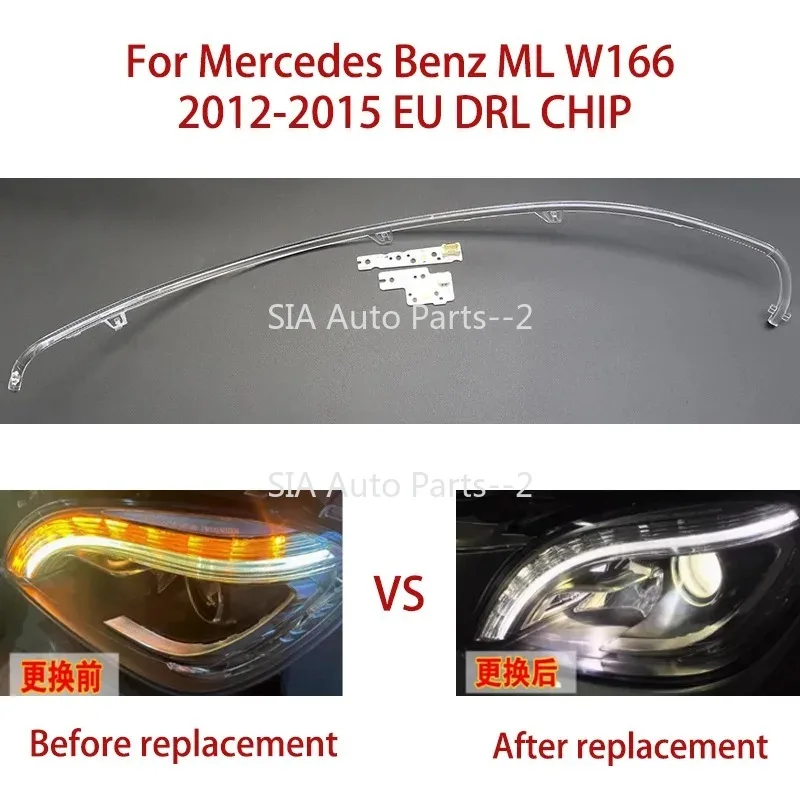 For Mercedes-Benz ML W166 2012-2015 EU Car Headlights DRL CHIP White Light Angel Eye Conduit Strip Light Source Car Accessories
For Mercedes-Benz ML W166 2012-2015 EU Car Headlights DRL CHIP White Light Angel Eye Conduit Strip Light Source Car Accessories