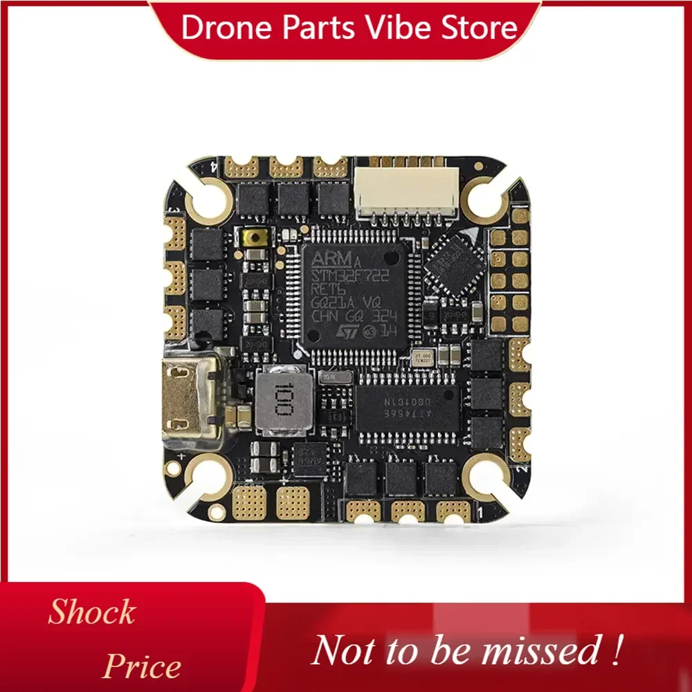 DP HGLRC SPECTER F722 40A AIO Flight Controller 4in1 ESC - MPU6000 4-6S 25.5x25.5mm for 2-4 inch RC FPV Freestyle Drone
DP HGLRC SPECTER F722 40A AIO Flight Controller 4in1 ESC - MPU6000 4-6S 25.5x25.5mm for 2-4 inch RC FPV Freestyle Drone