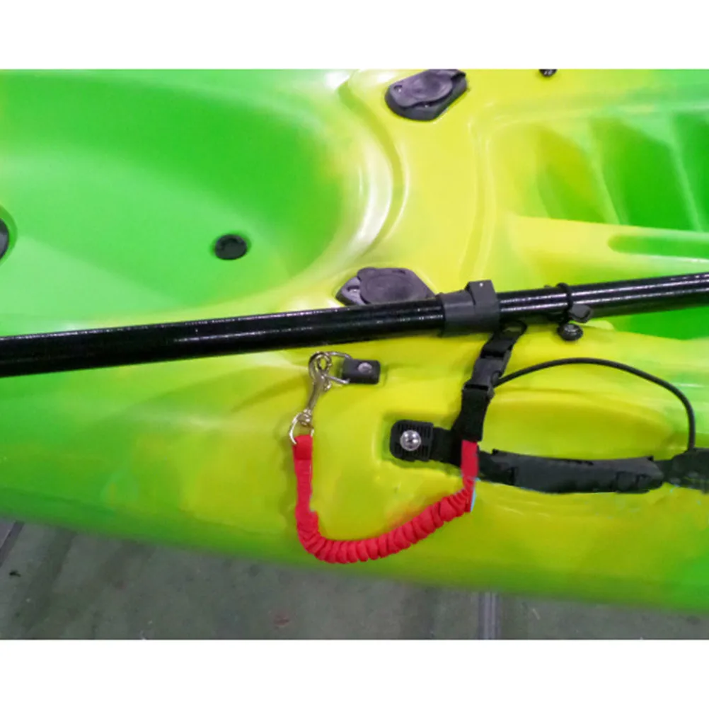 Kayak Canoe Paddle Leash 120Cm High Elastic Nylon Cord Brass Hook Secure Fastening Plastic Buckle Outdoor Water Sports Essential
Kayak Canoe Paddle Leash 120Cm High Elastic Nylon Cord Brass Hook Secure Fastening Plastic Buckle Outdoor Water Sports Essential