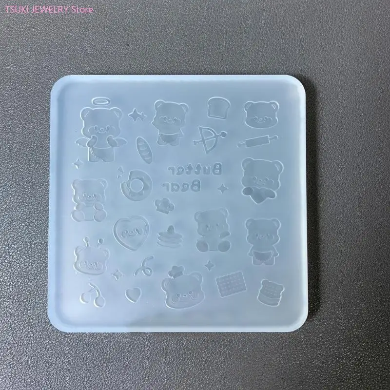 62KE Lovely Bear Silicone Mould Accessory for Resin and Plaster Craft Projects
62KE Lovely Bear Silicone Mould Accessory for Resin and Plaster Craft Projects