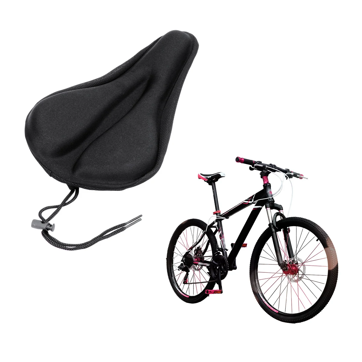 Silicone Saddle Cushion Bike Seat Pads for Mountain Road Cycling Shockproof Comfortable Seats Easy Wash Lightweight Slim
Silicone Saddle Cushion Bike Seat Pads for Mountain Road Cycling Shockproof Comfortable Seats Easy Wash Lightweight Slim