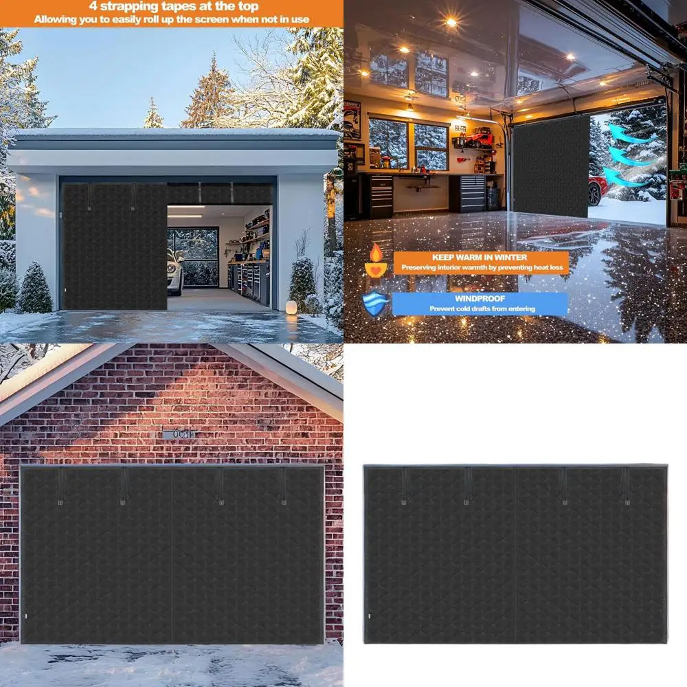 Магнитная занавеска для гаражных ворот с термоизоляцией, 8x7 футов, заполнение из полиэфирного волокна, самозапечатывающаяся, простая установка, приятная для домашних животных и детей
Магнитная занавеска для гаражных ворот с термоизоляцией, 8x7 футов, заполнение из полиэфирного волокна, самозапечатывающаяся, простая установка, приятная для домашних животных и детей
