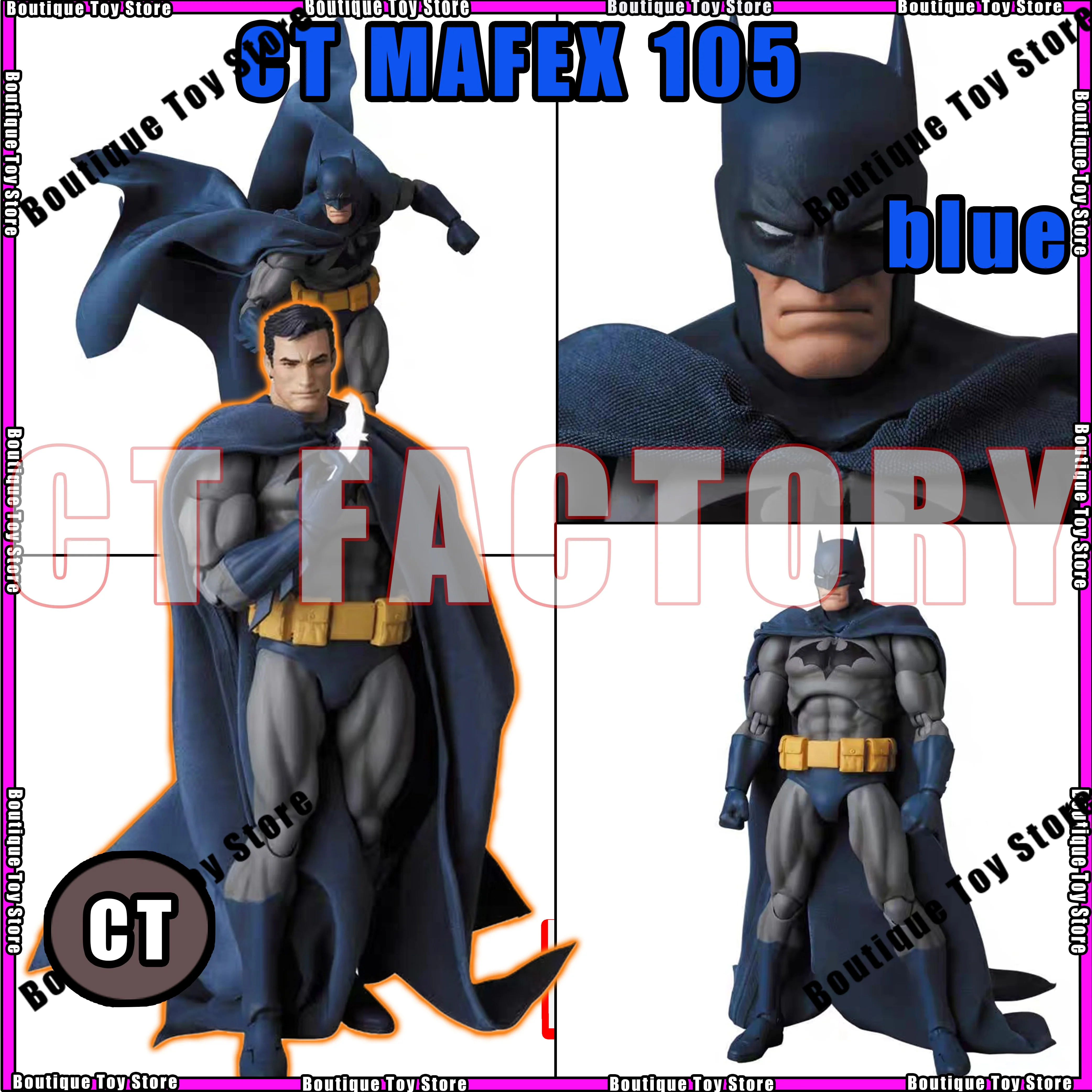 Горячие новые игрушки CT Batman Hush Blue Version Mafex 105, черная версия, Dc Bat Man, аниме, фигурка, модель, статуя, подарки, игрушки
Горячие новые игрушки CT Batman Hush Blue Version Mafex 105, черная версия, Dc Bat Man, аниме, фигурка, модель, статуя, подарки, игрушки