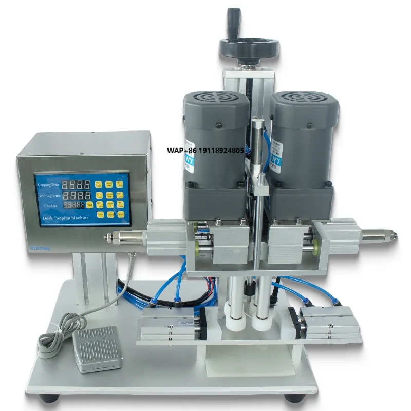 Semi-Automatic Cosmetic Bottle Plastic Glass Bottle Can Capping Machine
Semi-Automatic Cosmetic Bottle Plastic Glass Bottle Can Capping Machine