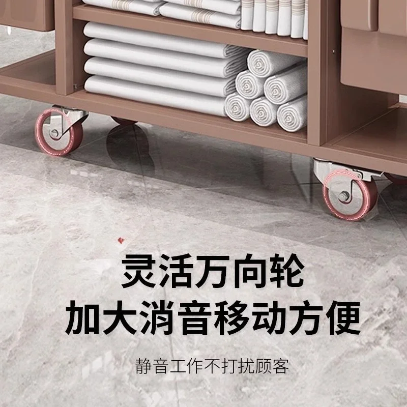 Work car storage multi-functional hotel, special hygiene for guest rooms, cleaning trolley
Work car storage multi-functional hotel, special hygiene for guest rooms, cleaning trolley