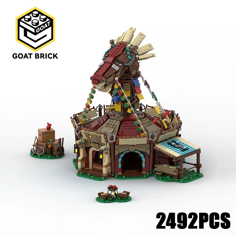 NEW castle Moc Building Blocks ZBOTW - The Horse Stable Technology Modular Bricks Model Gifts Christmas Toys DIY Sets Assembly!
NEW castle Moc Building Blocks ZBOTW - The Horse Stable Technology Modular Bricks Model Gifts Christmas Toys DIY Sets Assembly!