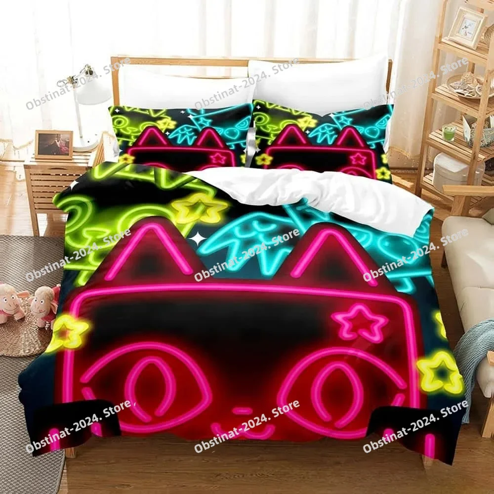 New 3D Game Pet Simulator X Bedding Set Single Twin Full Queen King Size Bed Set Adult Kid Bedroom Duvet cover Set Home Textiles
New 3D Game Pet Simulator X Bedding Set Single Twin Full Queen King Size Bed Set Adult Kid Bedroom Duvet cover Set Home Textiles