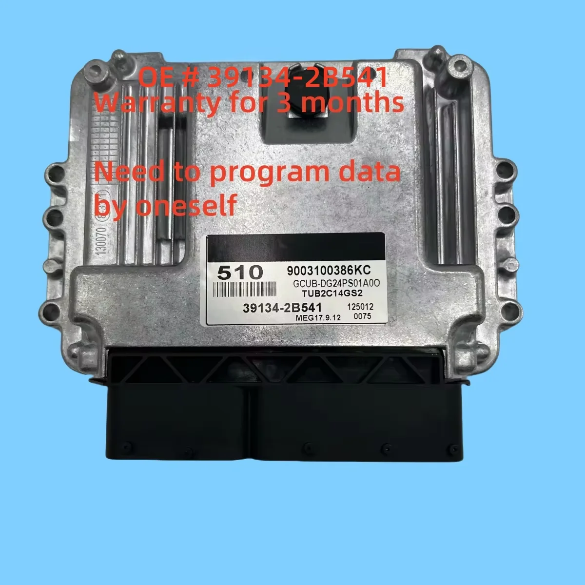 High quality 39134-2B541 391342B541 MEG 17.9.12 Car Engine Computer Board ECU For KIA
High quality 39134-2B541 391342B541 MEG 17.9.12 Car Engine Computer Board ECU For KIA