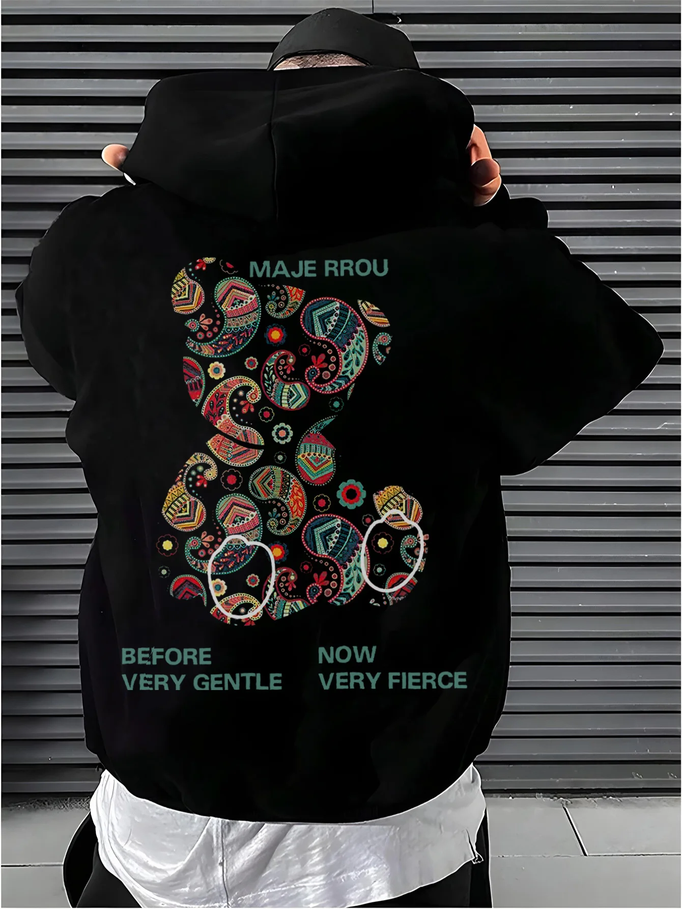 Красочный медведь с графическим принтом, осенне-зимняя толстовка из чистого хлопка для мужчин и женщин, бренд для тренировок на открытом воздухе, уличных видов спорта
Красочный медведь с графическим принтом, осенне-зимняя толстовка из чистого хлопка для мужчин и женщин, бренд для тренировок на открытом воздухе, уличных видов спорта