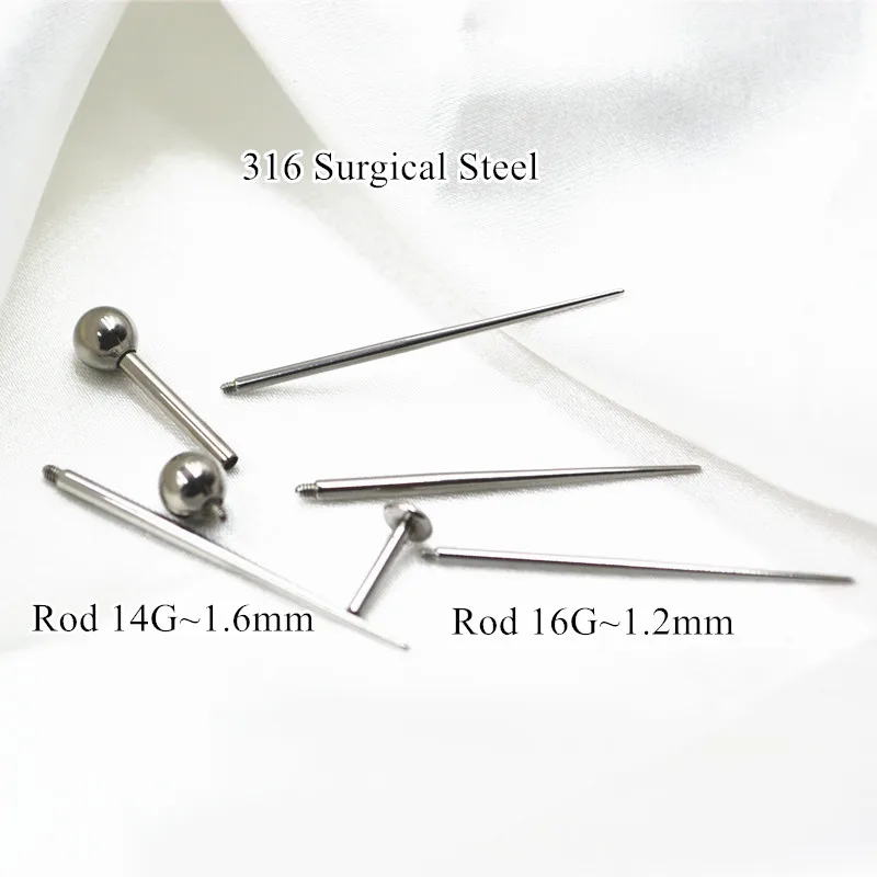 50pcs Body Jewelry Accessory- Surgical Steel Insertion Pin Taper Piercing Stretching Tool For Internal Thread Body Jewelry Bar
50pcs Body Jewelry Accessory- Surgical Steel Insertion Pin Taper Piercing Stretching Tool For Internal Thread Body Jewelry Bar