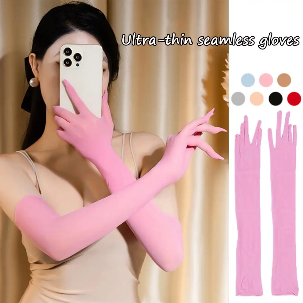 Sexy Five Finger Gloves Wedding Dress Gloves Mittens Sunscreen Sleeves Cool Items Seamless Arm Cover Elastic Long Sleeves
Sexy Five Finger Gloves Wedding Dress Gloves Mittens Sunscreen Sleeves Cool Items Seamless Arm Cover Elastic Long Sleeves