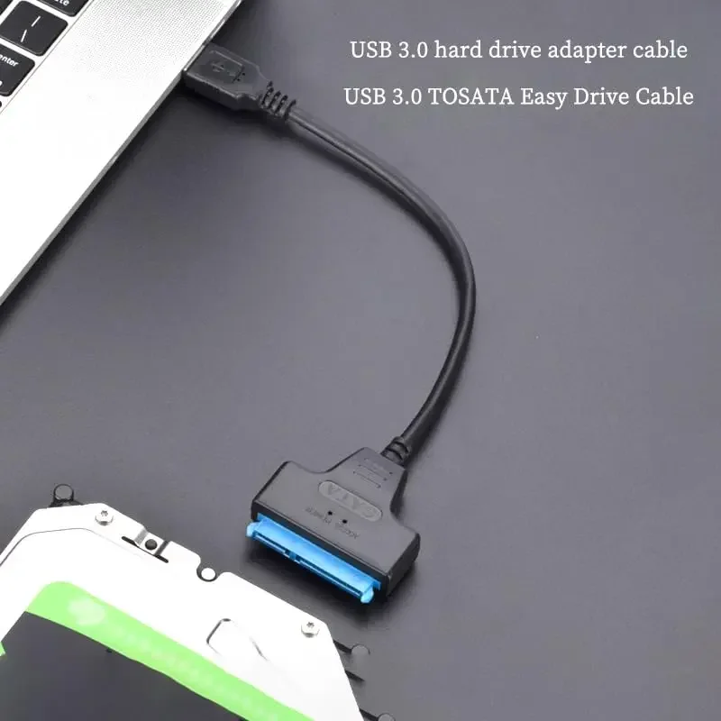 1PC SATA to USB 3.0 Cable Up to 6 Gbps for 2.5 Inch External HDD SSD Hard Drive SATA 3 22 Pin Adapter USB 3.0 to Sata III Cord
1PC SATA to USB 3.0 Cable Up to 6 Gbps for 2.5 Inch External HDD SSD Hard Drive SATA 3 22 Pin Adapter USB 3.0 to Sata III Cord